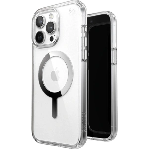 Hurtownia GSM - Etui Speck Presidio Perfect-Clear MagSafe Apple iPhone 15 Pro (Čirý/Chrome povrch/Světlé stříbro) - SPK524 - {ean13} - Hurt