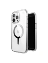 Etui Speck Presidio Perfect-Clear MagSafe Apple iPhone 15 Pro (Clear/Chrome Finish/Serene Silver)