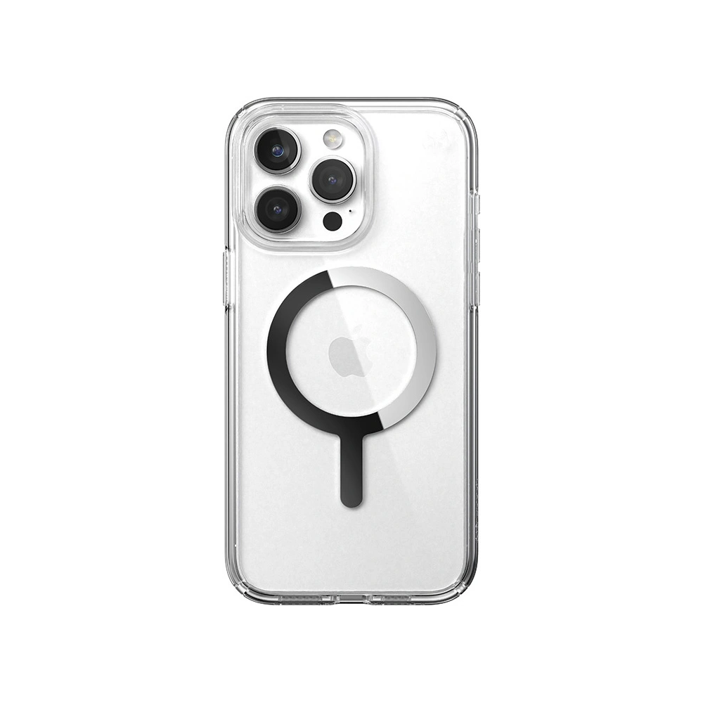 Hurtownia GSM - Case Speck Presidio Perfect-Clear MagSafe Apple iPhone 15 Pro (Klar/Chrom-Finish/Serene Silber) - SPK524 - {ean13} - Hurt