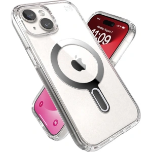 Hurtownia GSM - Etui Speck Presidio Perfect-Clear ClickLock MagSafe Apple iPhone 15 (Čiré/Chromové provedení/Sereně stříbrné) - SPK525 - {ean13} - Hurt