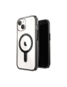 Etui Speck Presidio Perfect-Clear ClickLock MagSafe Apple iPhone 15 (Čirý/Matný černý/Šedý kámen)