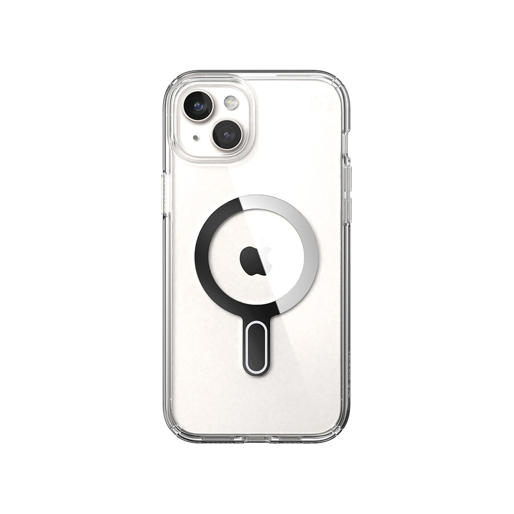Hurtownia GSM - Case Speck Presidio Perfect-Clear ClickLock MagSafe Apple iPhone 15 Plus / 14 Plus (Klar/Chrom-Finish/Serene Silber) - SPK527 - {ean13} - Hurt