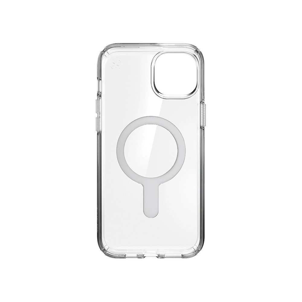 Hurtownia GSM - Case Speck Presidio Perfect-Clear ClickLock MagSafe Apple iPhone 15 Plus / 14 Plus (Klar/Chrom-Finish/Serene Silber) - SPK527 - {ean13} - Hurt