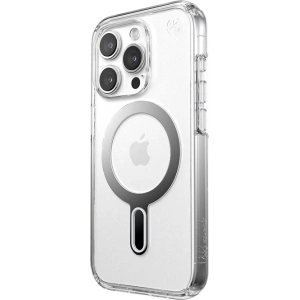 Hurtownia GSM - Etui Speck Presidio Perfect-Clear ClickLock MagSafe Apple iPhone 15 Pro (Čirý/Povrchová úprava chrom/Sereně stříbrný) - SPK528 - {ean13} - Hurt