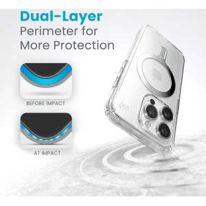 Wholesale Speck Presidio Perfect-Clear ClickLock MagSafe Apple iPhone 15 Pro (Clear/Chrome Finish/Serene Silver) - SPK528 - {ean13} - Hurt