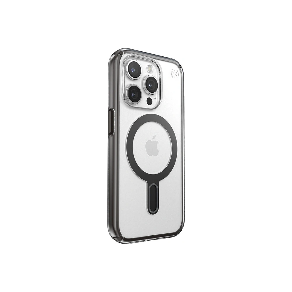 Hurtownia GSM - Etui Speck Presidio Perfect-Clear ClickLock MagSafe Apple iPhone 15 Pro (Transparent/Negru Înghețat/Gri Slate) - SPK529 - {ean13} - Hurt