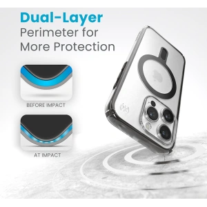 Wholesale Speck Presidio Perfect-Clear ClickLock MagSafe Apple iPhone 15 Pro (Clear/Frosted Black/Slate Grey) - SPK529 - {ean13} - Hurt