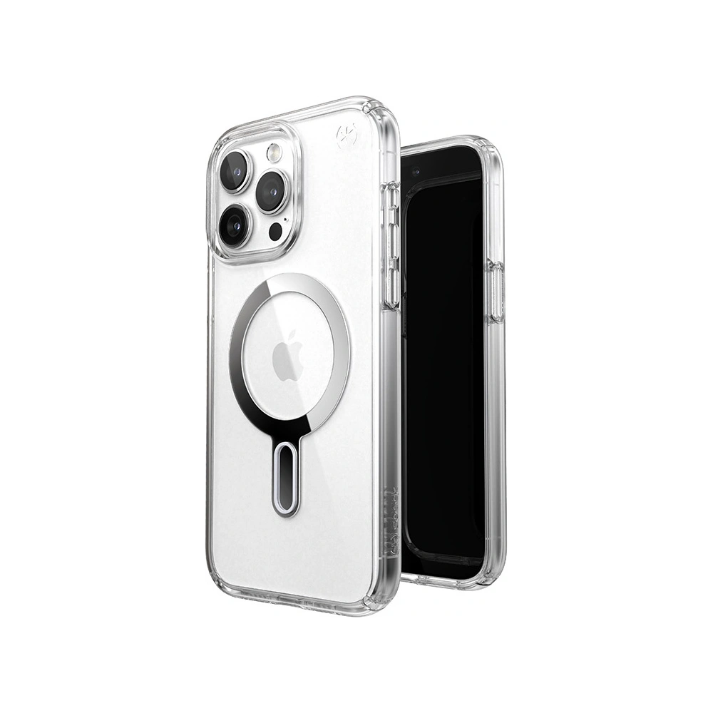 Wholesale Speck Presidio Perfect-Clear ClickLock MagSafe Apple iPhone 15 Pro Max (Clear/Chrome Finish/Serene Silver) - SPK530 - {ean13} - Hurt