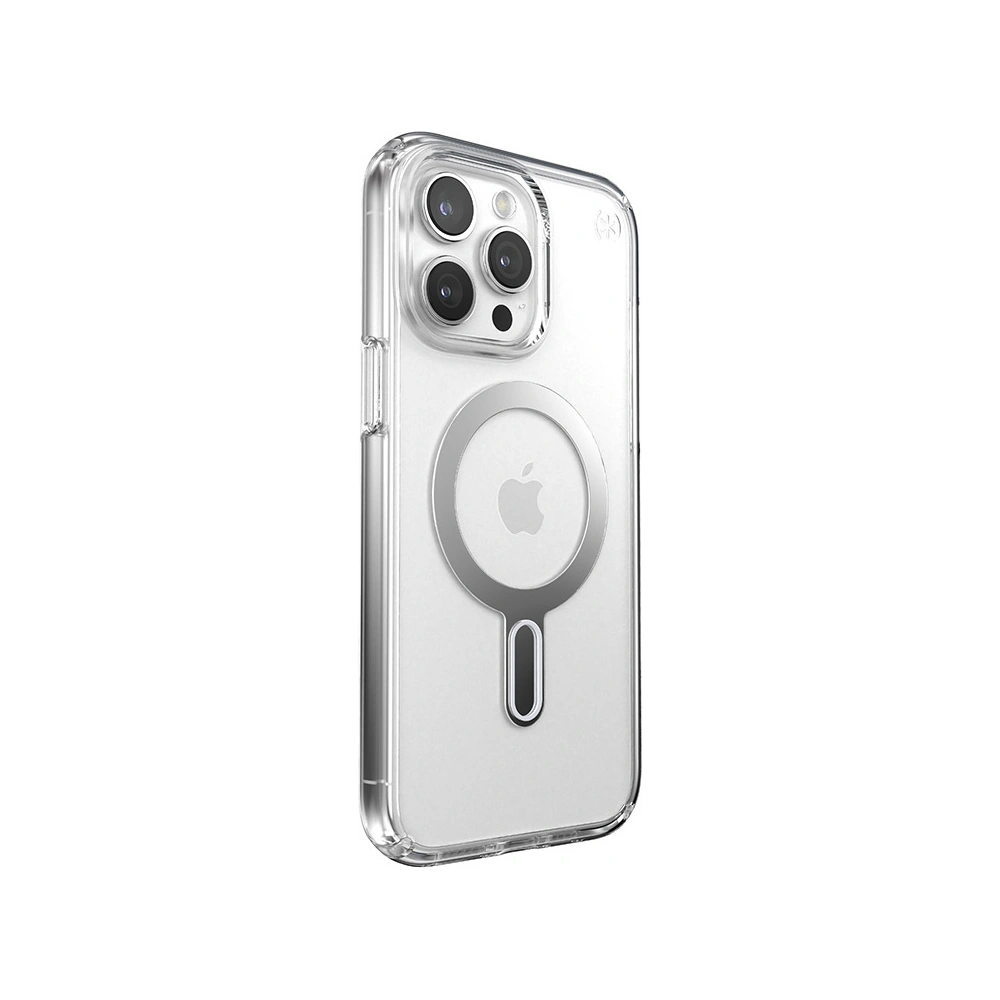 Wholesale Speck Presidio Perfect-Clear ClickLock MagSafe Apple iPhone 15 Pro Max (Clear/Chrome Finish/Serene Silver) - SPK530 - {ean13} - Hurt