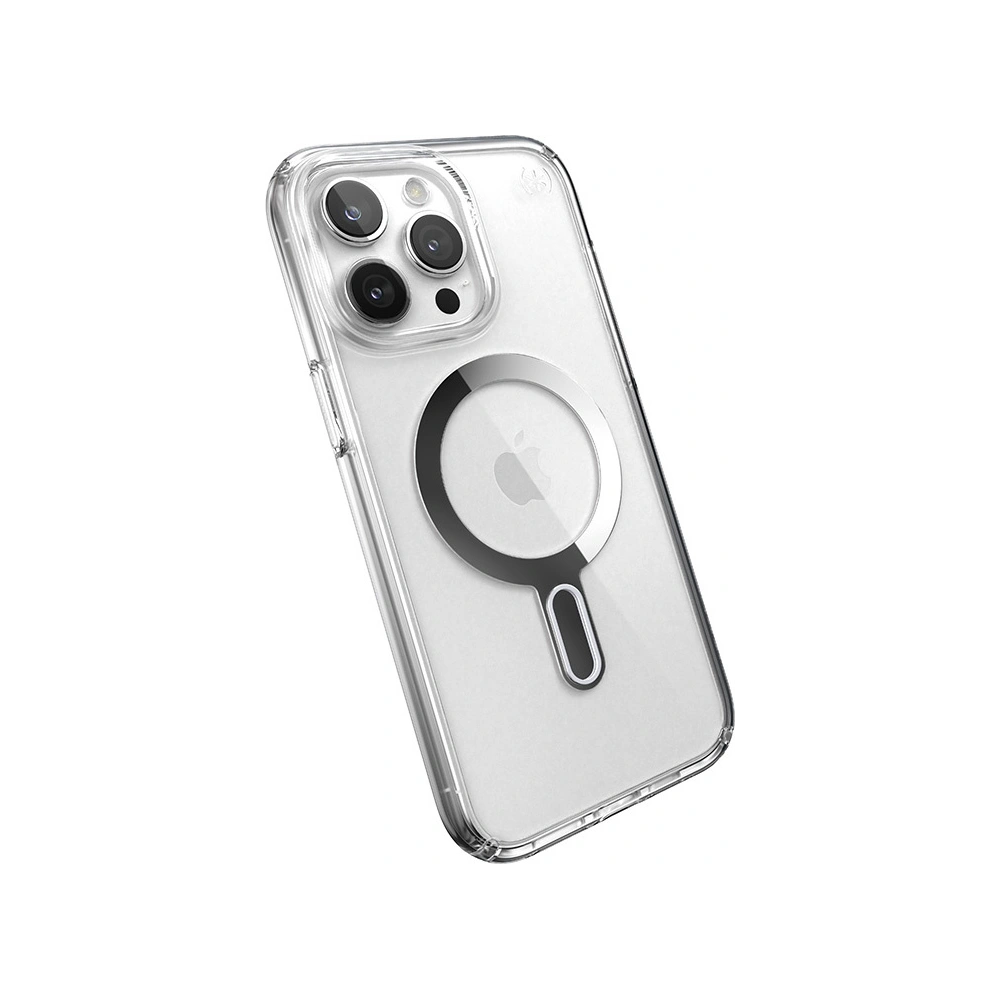 Wholesale Speck Presidio Perfect-Clear ClickLock MagSafe Apple iPhone 15 Pro Max (Clear/Chrome Finish/Serene Silver) - SPK530 - {ean13} - Hurt