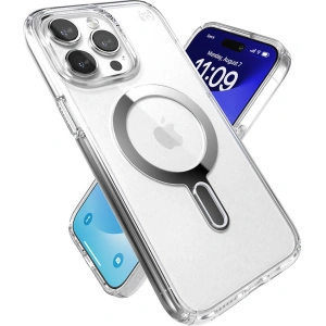 Hurtownia GSM - Etui Speck Presidio Perfect-Clear ClickLock MagSafe Apple iPhone 15 Pro Max (Transparent/Finisaj Cromat/Silver Seren) - SPK530 - {ean13} - Hurt