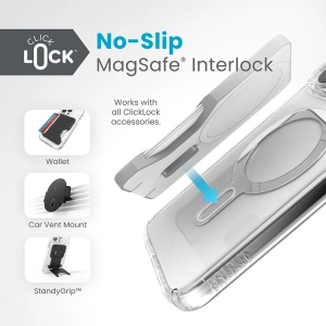 Wholesale Speck Presidio Perfect-Clear ClickLock MagSafe Apple iPhone 15 Pro Max (Clear/Chrome Finish/Serene Silver) - SPK530 - {ean13} - Hurt