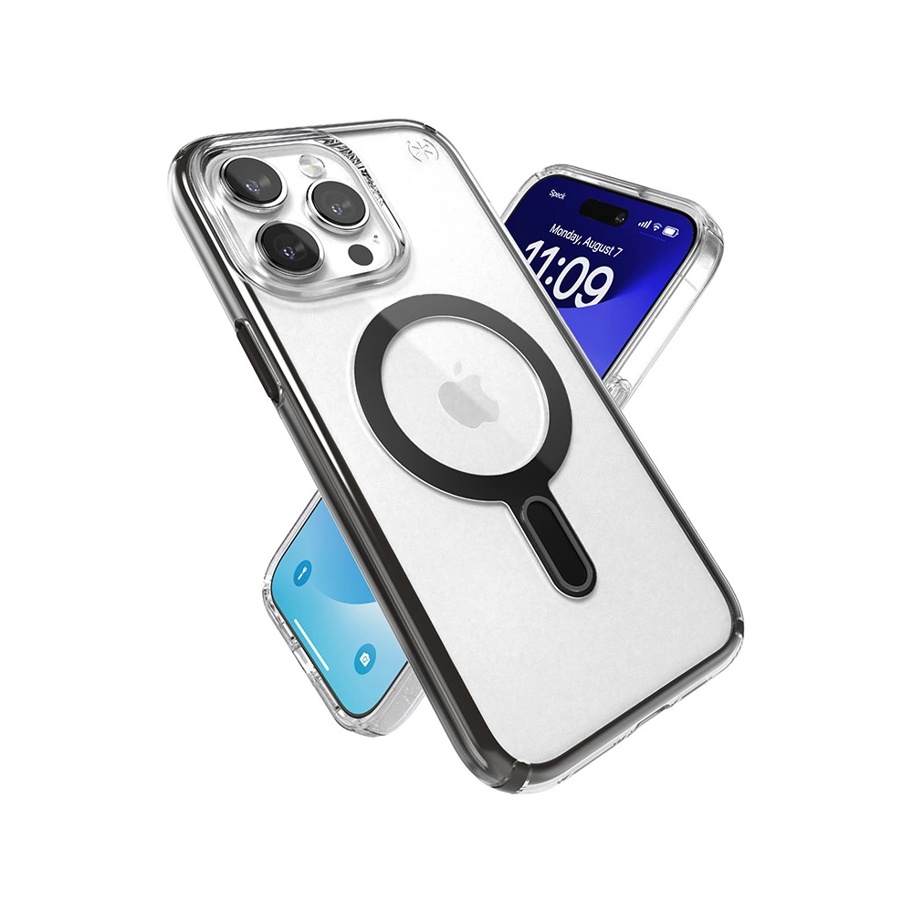 Hurtownia GSM - Etui Speck Presidio Perfect-Clear ClickLock MagSafe Apple iPhone 15 Pro Max (Čirý/Matně černý/Antracitově šedý) - SPK531 - {ean13} - Hurt