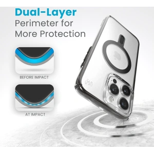 Hurtownia GSM - Etui Speck Presidio Perfect-Clear ClickLock MagSafe Apple iPhone 15 Pro Max (Čirý/Matně černý/Antracitově šedý) - SPK531 - {ean13} - Hurt