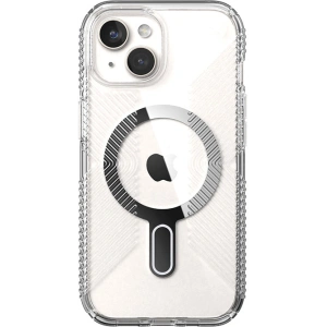 Hurtownia GSM - Etui Speck Presidio Perfect-Clear Grip ClickLock MagSafe Apple iPhone 15 (Průhledné/Chromové provedení/Serenová stříbrná) - SPK532 - {ean13} - Hurt