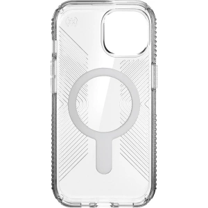 Hurtownia GSM - Etui Speck Presidio Perfect-Clear Grip ClickLock MagSafe Apple iPhone 15 (Průhledné/Chromové provedení/Serenová stříbrná) - SPK532 - {ean13} - Hurt