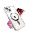 Hurtownia GSM - Etui Speck Presidio Perfect-Clear Grip ClickLock MagSafe Apple iPhone 15 (Průhledné/Chromové provedení/Serenová stříbrná) - SPK532 - {ean13} - Hurt