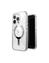 Speck Presidio Perfect-Clear Grip ClickLock MagSafe Apple iPhone 15 Pro (Clear/Chrome Finish/Serene Silver)
