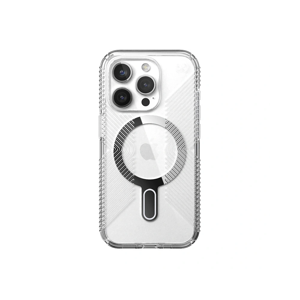Wholesale Speck Presidio Perfect-Clear Grip ClickLock MagSafe Apple iPhone 15 Pro (Clear/Chrome Finish/Serene Silver) - SPK533 - {ean13} - Hurt