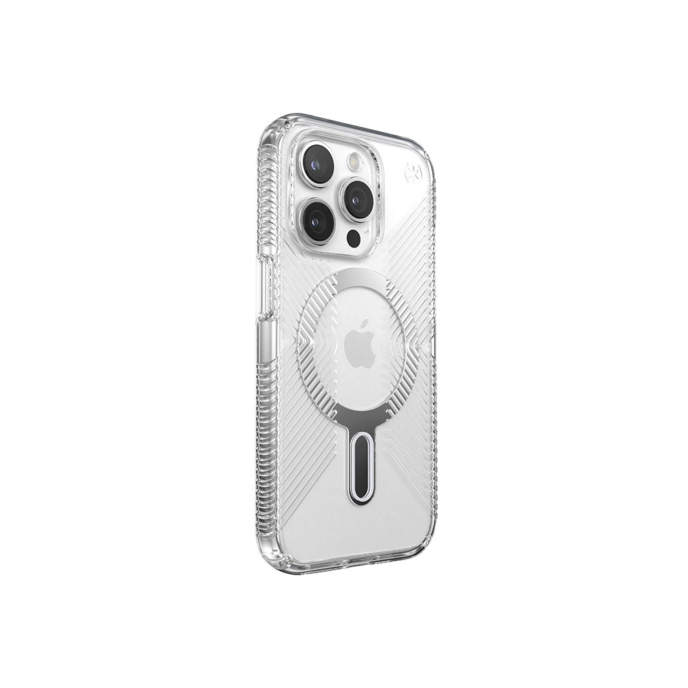 Wholesale Speck Presidio Perfect-Clear Grip ClickLock MagSafe Apple iPhone 15 Pro (Clear/Chrome Finish/Serene Silver) - SPK533 - {ean13} - Hurt