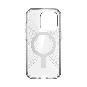 Hurtownia GSM - Etui Speck Presidio Perfect-Clear Grip ClickLock MagSafe Apple iPhone 15 Pro (Čirý/Chromový povrch/Světlé stříbro) - SPK533 - {ean13} - Hurt