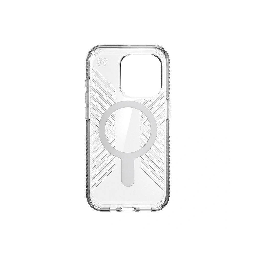 Wholesale Speck Presidio Perfect-Clear Grip ClickLock MagSafe Apple iPhone 15 Pro (Clear/Chrome Finish/Serene Silver) - SPK533 - {ean13} - Hurt