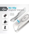 Hurtownia GSM - Etui Speck Presidio Perfect-Clear Grip ClickLock MagSafe Apple iPhone 15 Plus / 14 Plus (Transparent/Finisaj Cromat/Silver Seren) - SPK534 - {ean13} - Hurt