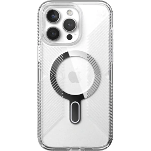 Wholesale Speck Presidio Perfect-Clear Grip ClickLock MagSafe Apple iPhone 15 Pro Max (Clear/Chrome Finish/Serene Silver) - SPK535 - {ean13} - Hurt