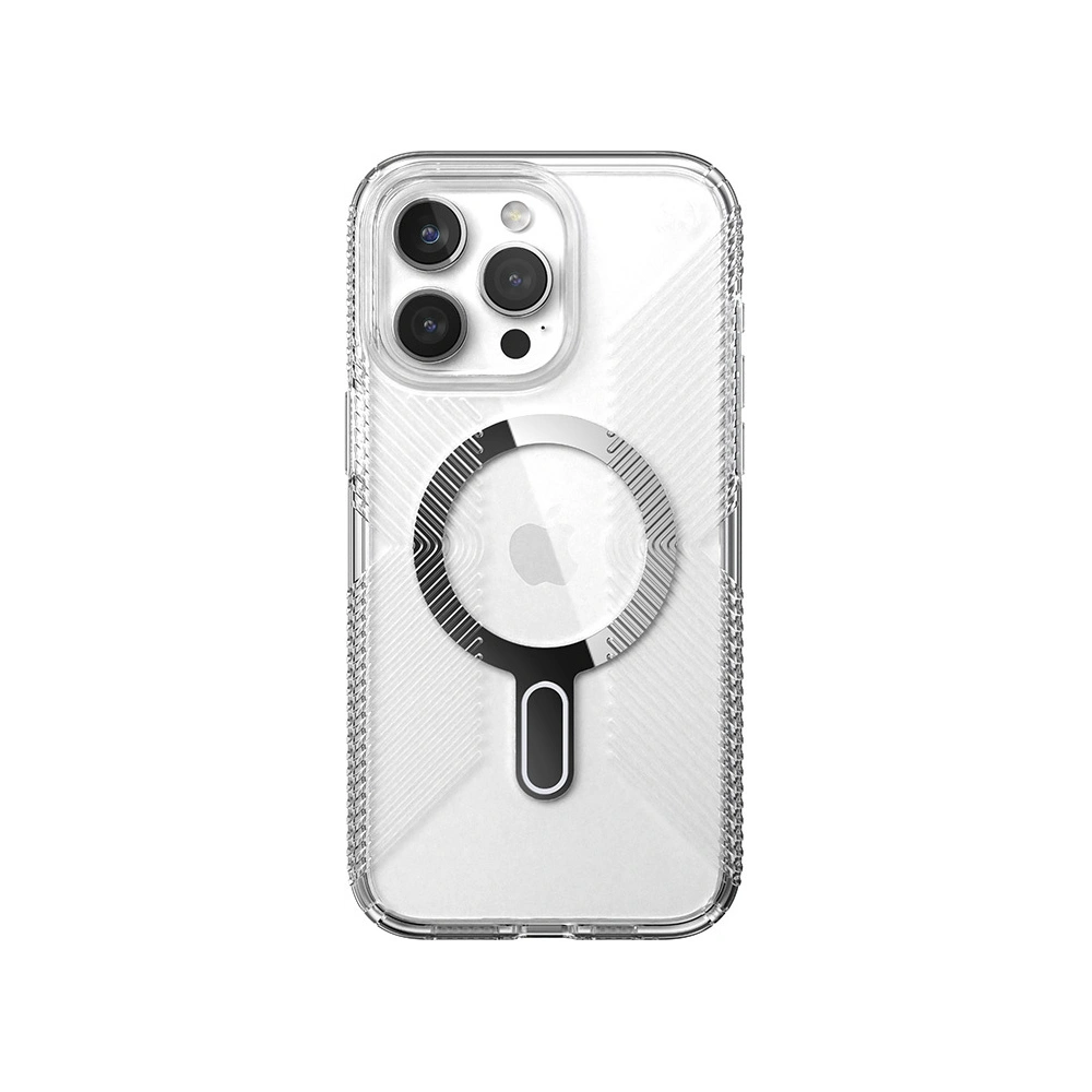 Wholesale Speck Presidio Perfect-Clear Grip ClickLock MagSafe Apple iPhone 15 Pro Max (Clear/Chrome Finish/Serene Silver) - SPK535 - {ean13} - Hurt