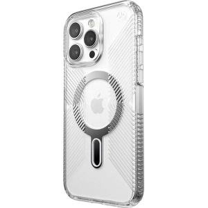 Wholesale Speck Presidio Perfect-Clear Grip ClickLock MagSafe Apple iPhone 15 Pro Max (Clear/Chrome Finish/Serene Silver) - SPK535 - {ean13} - Hurt