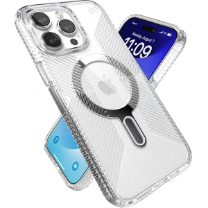 Wholesale Speck Presidio Perfect-Clear Grip ClickLock MagSafe Apple iPhone 15 Pro Max (Clear/Chrome Finish/Serene Silver) - SPK535 - {ean13} - Hurt