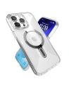 Hurtownia GSM - Etui Speck Presidio Perfect-Clear Grip ClickLock MagSafe Apple iPhone 15 Pro Max (Čirý/Chromový povrch/Sérénní stříbrná) - SPK535 - {ean13} - Hurt