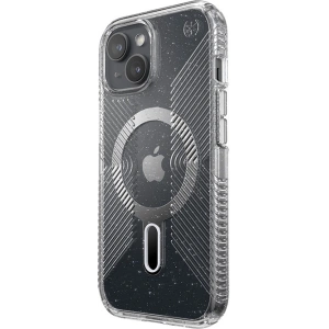 Hurtownia GSM - Etui Speck Presidio Lux Grip ClickLock MagSafe Apple iPhone 15 (Čirý/Chromový povrch/Světlý stříbrný) - SPK536 - {ean13} - Hurt