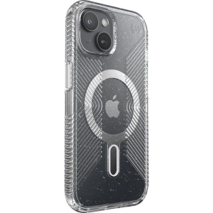 Hurtownia GSM - Etui Speck Presidio Lux Grip ClickLock MagSafe Apple iPhone 15 (Čirý/Chromový povrch/Světlý stříbrný) - SPK536 - {ean13} - Hurt