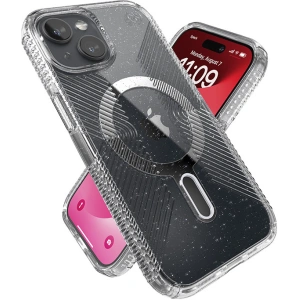 Hurtownia GSM - Etui Speck Presidio Lux Grip ClickLock MagSafe Apple iPhone 15 (Čirý/Chromový povrch/Světlý stříbrný) - SPK536 - {ean13} - Hurt