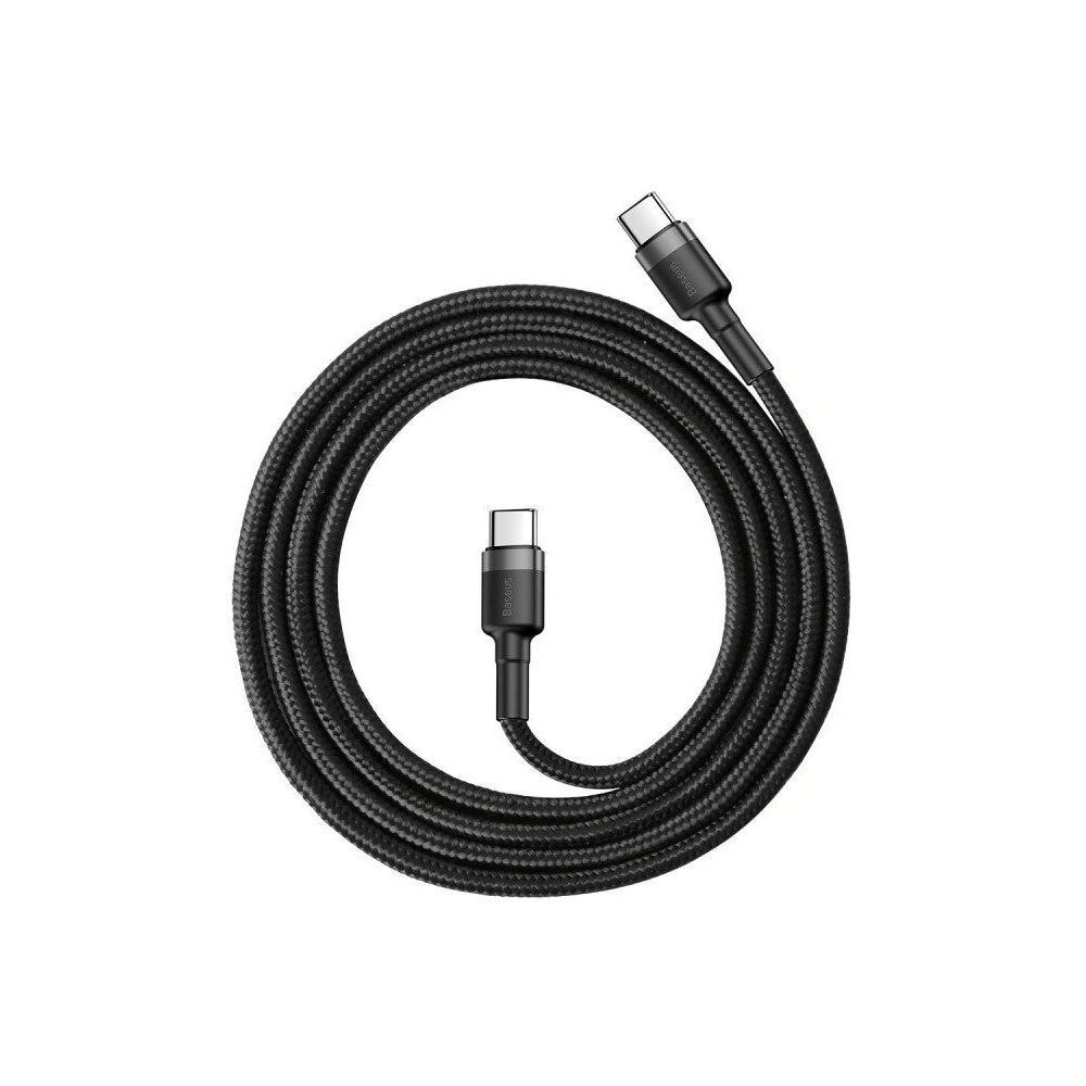 Hurtownia GSM - Kabel USB-C PD Baseus Cafule PD 2.0 QC 3.0 60W 1m (černo-šedý) - BSU389BLKGRY - {ean13} - Hurt