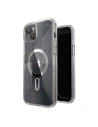 Etui Speck Presidio Lux Grip ClickLock MagSafe Apple iPhone 15 Plus / 14 Plus (Transparent/Finisaj Chrome/Silver Seren)