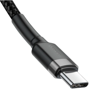 Kabel USB-C PD Baseus Cafule PD 2.0 QC 3.0 60W 1m (czarno-szary)