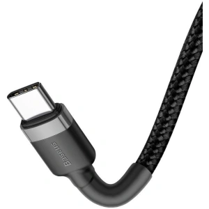 Kabel USB-C PD Baseus Cafule PD 2.0 QC 3.0 60W 1m (czarno-szary)