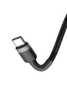 Wholesale Baseus Cafule USB-C PD 2.0 QC 3.0 60W 1m Black/Grey - BSU389BLKGRY - {ean13} - Hurt