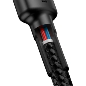 Kabel USB-C PD Baseus Cafule PD 2.0 QC 3.0 60W 1m (czarno-szary)
