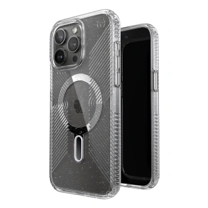 Wholesale Speck Presidio Lux Grip ClickLock MagSafe Apple iPhone 15 Pro Max (Clear/Chrome Finish/Serene Silver) - SPK539 - {ean13} - Hurt
