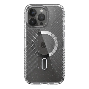 Wholesale Speck Presidio Lux Grip ClickLock MagSafe Apple iPhone 15 Pro Max (Clear/Chrome Finish/Serene Silver) - SPK539 - {ean13} - Hurt