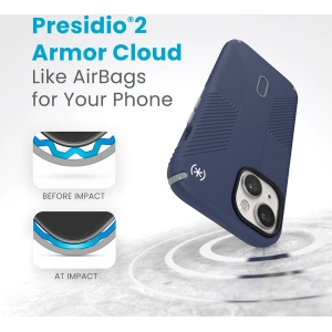 Wholesale Speck Presidio2 Grip ClickLock MagSafe Apple iPhone 15 (Coastal Blue/Dustgrey/White) - SPK540 - {ean13} - Hurt