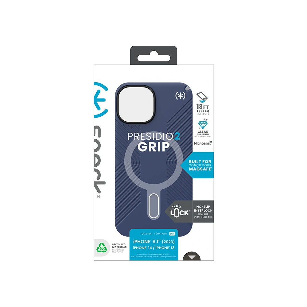 Wholesale Speck Presidio2 Grip ClickLock MagSafe Apple iPhone 15 (Coastal Blue/Dustgrey/White) - SPK540 - {ean13} - Hurt