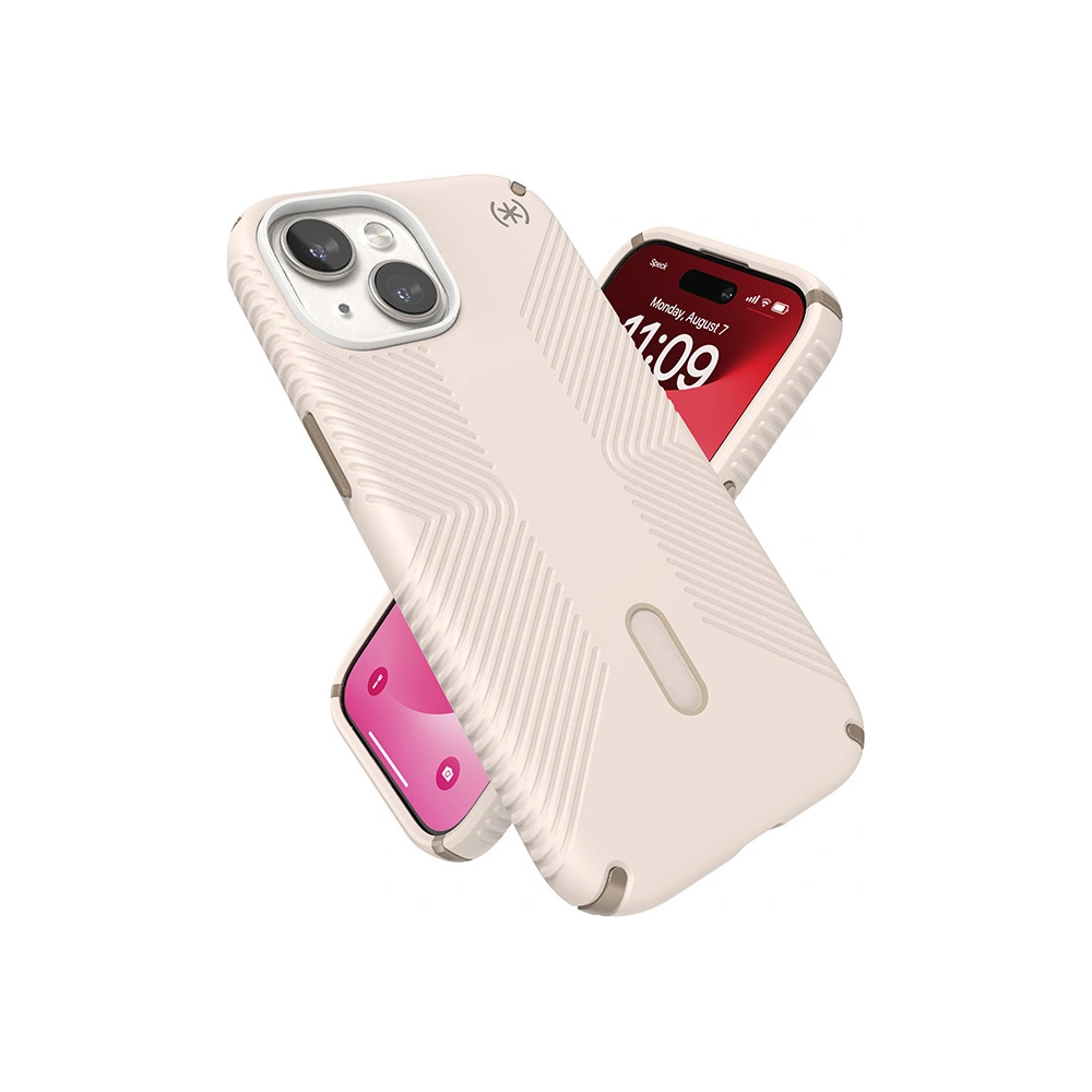 Hurtownia GSM - Etui Speck Presidio2 Grip ClickLock MagSafe Apple iPhone 15 (Bělená kost/ Dědictví zlato/ Ořechově hnědá) - SPK541 - {ean13} - Hurt