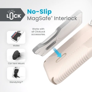 Hurtownia GSM - Etui Speck Presidio2 Grip ClickLock MagSafe Apple iPhone 15 (Bělená kost/ Dědictví zlato/ Ořechově hnědá) - SPK541 - {ean13} - Hurt