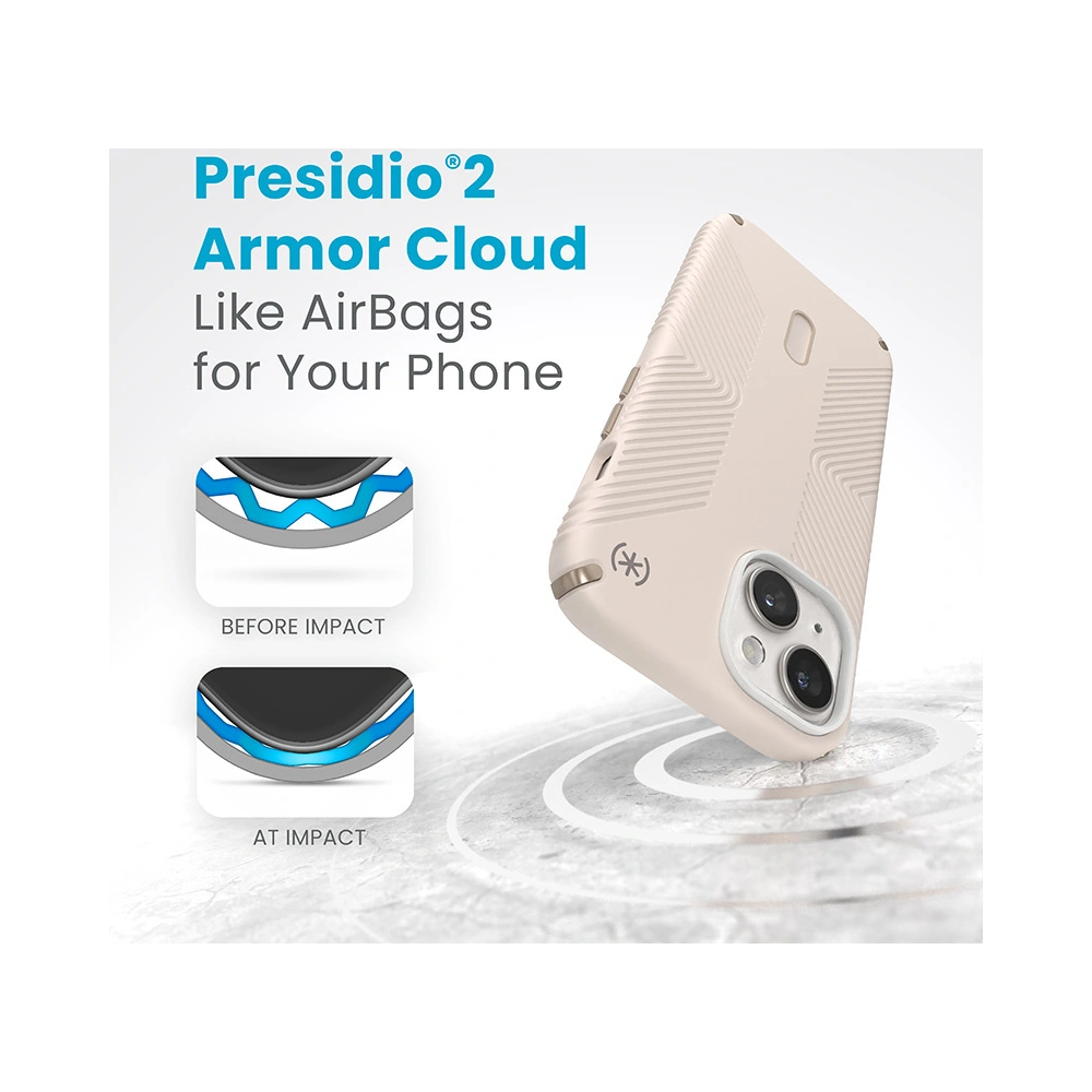 Wholesale Speck Presidio2 Grip ClickLock MagSafe Apple iPhone 15 (Bleached Bone/Heirloom Gold/Hazel Brown) - SPK541 - {ean13} - Hurt