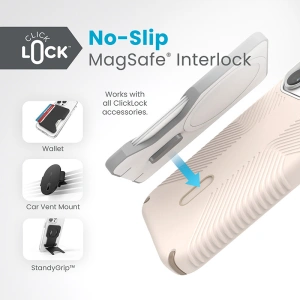 Hurtownia GSM - Etui Speck Presidio2 Grip ClickLock MagSafe Apple iPhone 15 Pro (Bělená kost/ Dědictví zlato/ Oříškově hnědá) - SPK542 - {ean13} - Hurt