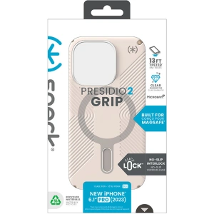 Hurtownia GSM - Etui Speck Presidio2 Grip ClickLock MagSafe Apple iPhone 15 Pro (Bělená kost/ Dědictví zlato/ Oříškově hnědá) - SPK542 - {ean13} - Hurt